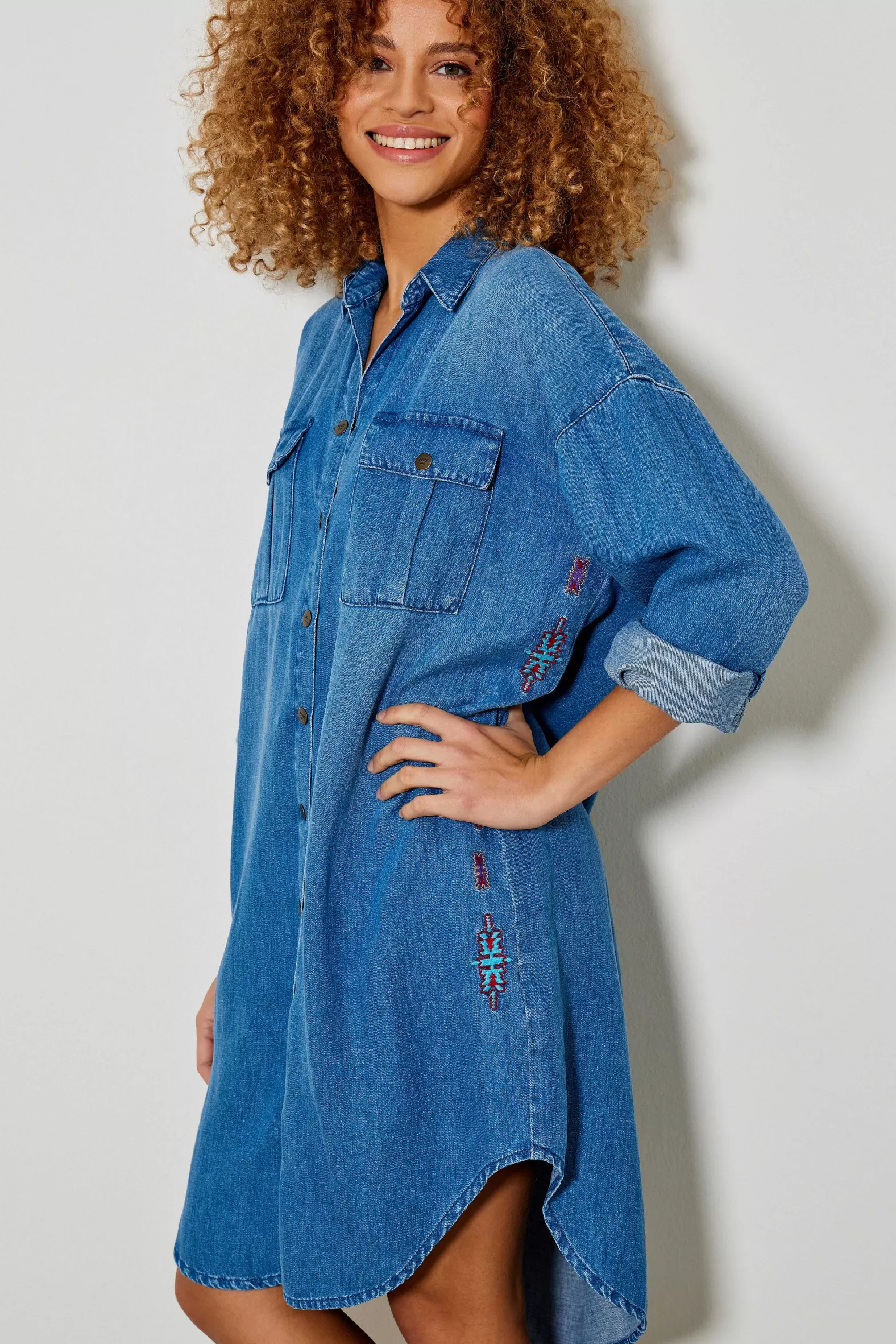 Femmes Five Jeans Robe Rym Denim