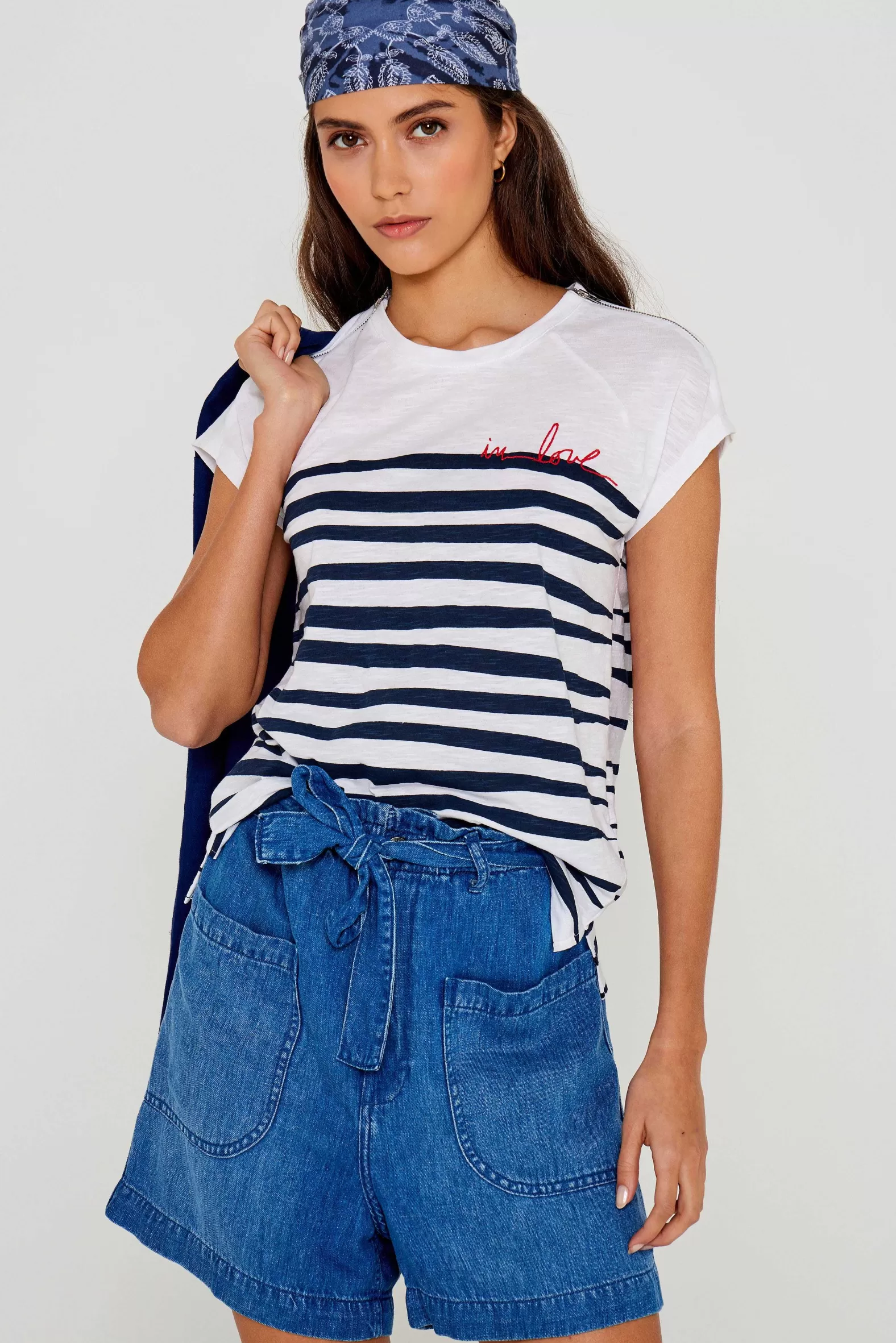 Femmes Five Jeans Tee-Shirt In Love