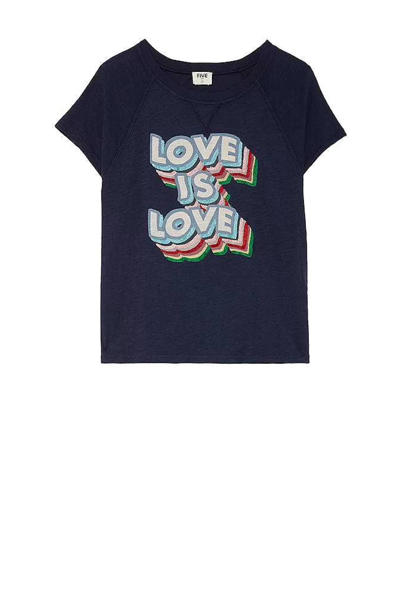 Femmes Five Jeans Tee-Shirt Love Is Love